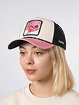Бейсболка CAPSLAB арт. CL/DRK03/1/CT/COSB Premium Cosmopolitan (бежевый / розовый)